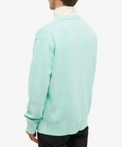 1017 ALYX 9SM Treated Logo Crew Knit 7 1017 ALYX 9SM Treated Logo Crew Knit -Outlet Sweaters Store 11 05 2022 EC AAMKN0122YA02 GNR0012 3 1