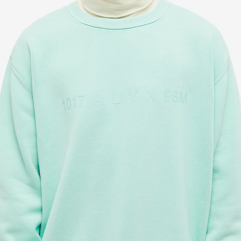 1017 ALYX 9SM Treated Logo Crew Knit 5 1017 ALYX 9SM Treated Logo Crew Knit - Image 5