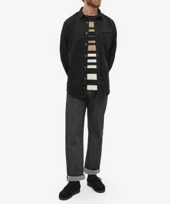 Barbour International Graphite Overshirt -Outlet Sweaters Store 11 08 2022 EC MOS0245BK31 m9 1