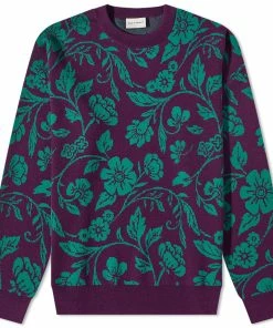 Drole De Monsieur Drôle De Monsieur Floral Crew Knit