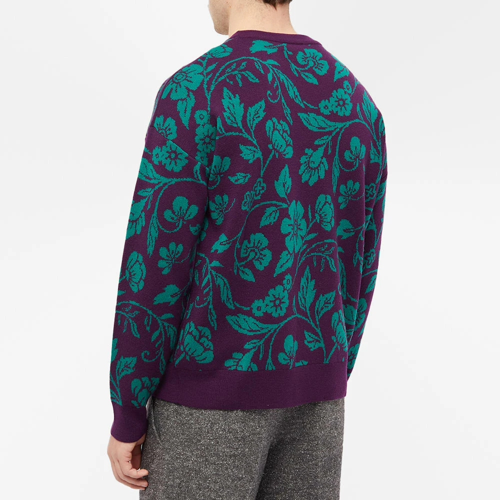 Drole De Monsieur Drôle De Monsieur Floral Crew Knit 3 Drole De Monsieur Drôle De Monsieur Floral Crew Knit - Image 3
