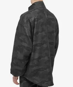 STAMPD Tonal Camo Micro Fleece Pullover Jacket -Outlet Sweaters Store 11 11 2021 EC SLA M2801JK CMO 8 1