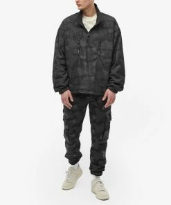 STAMPD Tonal Camo Micro Fleece Pullover Jacket -Outlet Sweaters Store 11 11 2021 EC SLA M2801JK CMO m9 1