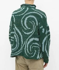 Story Mfg. Twinsun Spiral Hand Roll Neck Knit -Outlet Sweaters Store 11 11 2021 ML Twsn RN WS 8 1