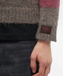 Raf Simons Striped Mohair Crew Knit -Outlet Sweaters Store 11 11 2022 NS 222 844 7359 10 1