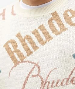 Rhude Jacquard Logo Knit 9 Rhude Jacquard Logo Knit -Outlet Sweaters Store 12 01 2023 AJ RHPS23SW058221811181 10 1