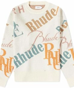 Rhude Jacquard Logo Knit