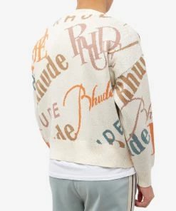 Rhude Jacquard Logo Knit 7 Rhude Jacquard Logo Knit -Outlet Sweaters Store 12 01 2023 AJ RHPS23SW058221811181 8 1