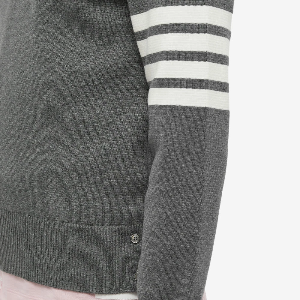 Thom Browne Milano Four Bar Stripe Crew Knit 5 Thom Browne Milano Four Bar Stripe Crew Knit - Image 5