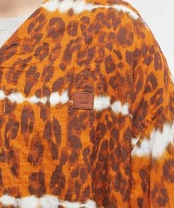Acne Studios Sandit Leopard Face Shirt -Outlet Sweaters Store 12 07 2022 JD CB0037 CX3 10 1