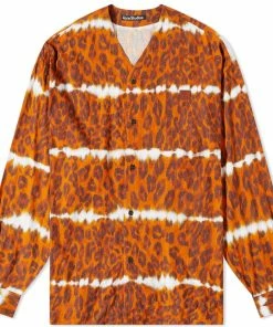 Acne Studios Sandit Leopard Face Shirt