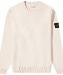 Stone Island Lambswool Crew Neck Knit