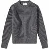 AMI Crewneck Ribbed Sweater