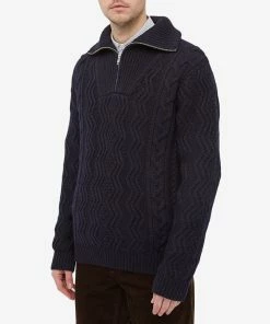 NN07 Roman Half Zip Cable Knit -Outlet Sweaters Store 12 11 2021 TC 2186336671 200 7 1