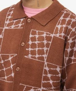 Obey Dryden Cardigan -Outlet Sweaters Store 12 11 2022 LL 151010027SEP 5 1