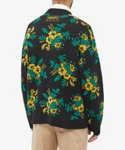 Kenzo Pop Bouquet Crew Knit -Outlet Sweaters Store 12 12 2022 KB FC65PU351CCA 99J 8 1