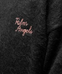 Palm Angels Back Palm Mohair Knit -Outlet Sweaters Store 13 07 2022 BLR PMHE007F22KNI0021032 10 1
