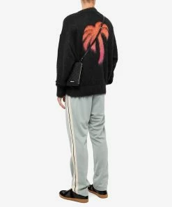 Palm Angels Back Palm Mohair Knit -Outlet Sweaters Store 13 07 2022 BLR PMHE007F22KNI0021032 m9 1