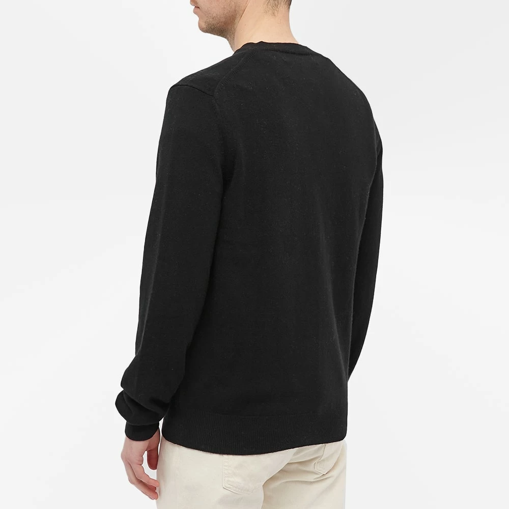 Comme Des Garçons Play Comme Des Garcons Play Overlapping Heart V-Neck Jumper 5 Comme Des Garçons Play Comme Des Garcons Play Overlapping Heart V-Neck Jumper - Image 5