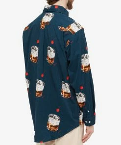 Drole De Monsieur Drôle De Monsieur Cocktail Button Down Shirt 7 Drole De Monsieur Drôle De Monsieur Cocktail Button Down Shirt -Outlet Sweaters Store 13 10 2022 ja a sh103 co021 ny 8