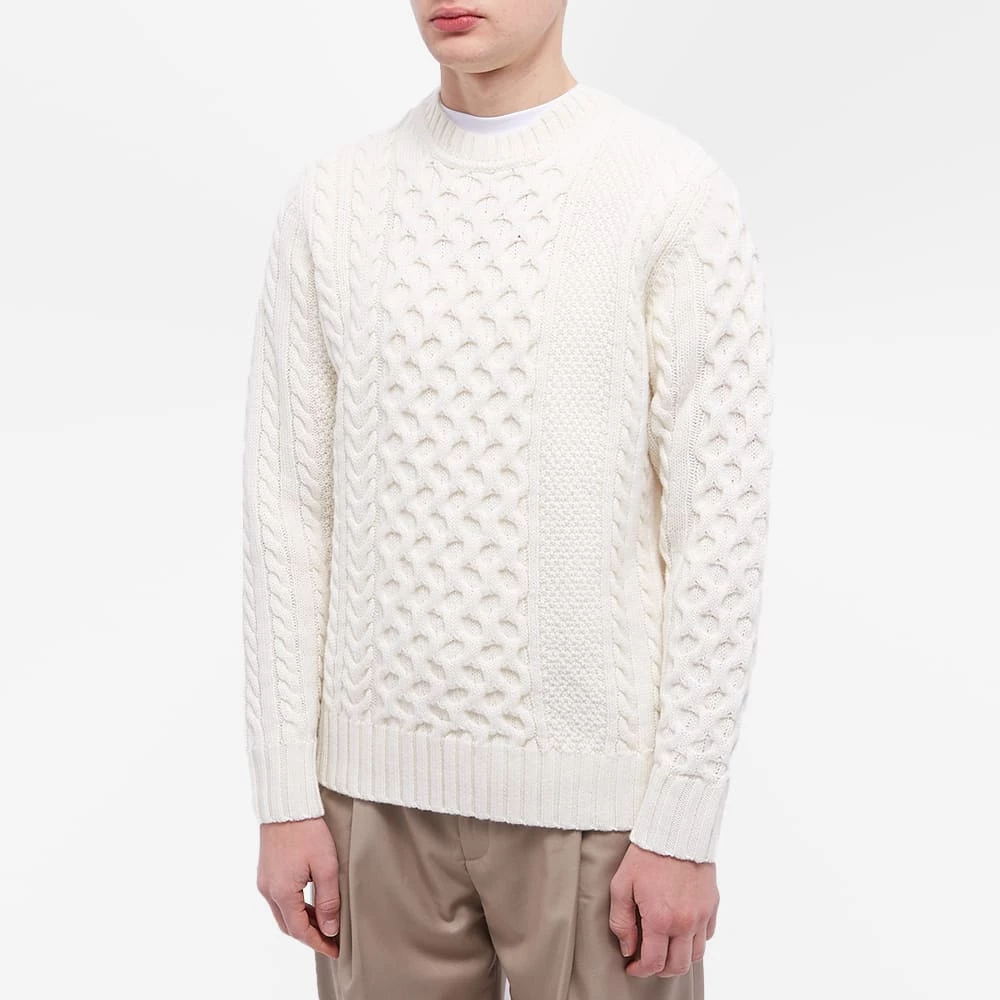 Norse Projects Arild Cable Crew Knit 2 Norse Projects Arild Cable Crew Knit - Image 2