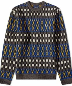 Fred Perry Fair Isle British Wool Jumper