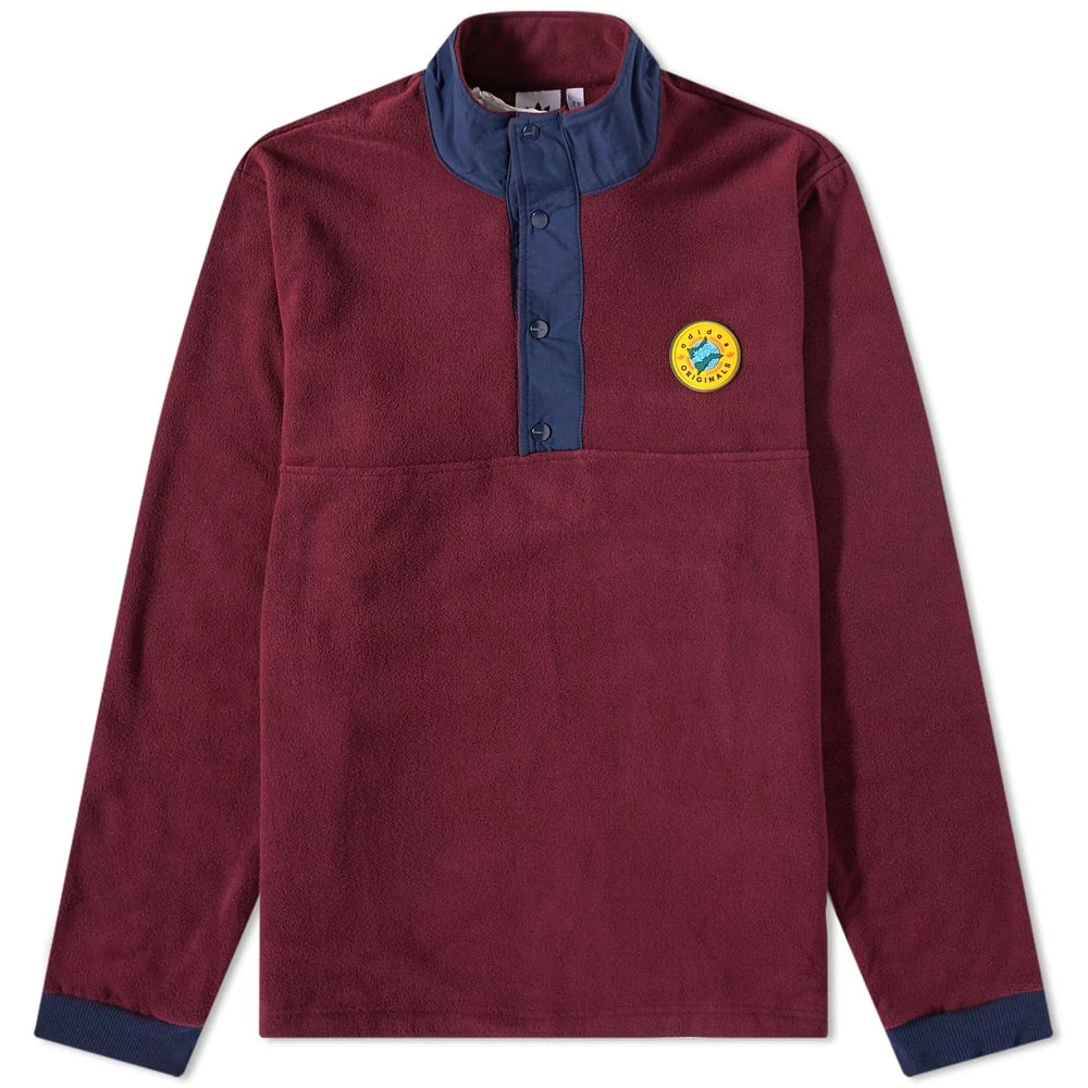 Adidas Wander Hour Snap Fleece 1 Adidas Wander Hour Snap Fleece