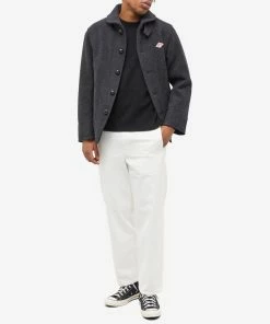 Danton Logo Lambswool Crew Knit -Outlet Sweaters Store 13 12 2022 DB DT D0028 LMW 090 m9 1