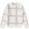 Lacoste Check Wool Crew Knit