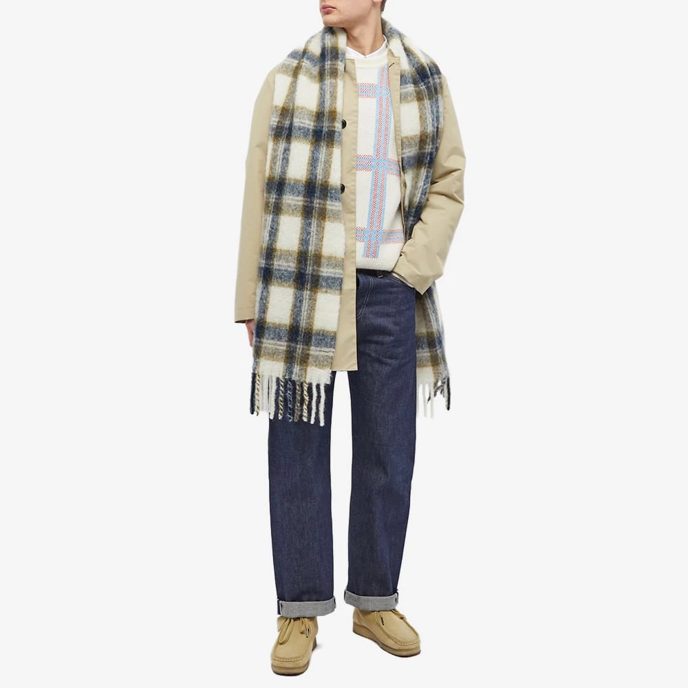 Lacoste Check Wool Crew Knit 4 Lacoste Check Wool Crew Knit - Image 4