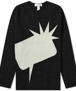 Comme Des Garçons SHIRT ExPression Bubble Crew Neck Knit