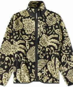 Jil Sander Plus Floral Fleece Zip Through Jacket