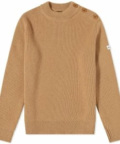 A.P.C. Alan Sleeve Logo Knit