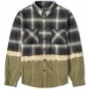 AMIRI Bleach Bandana Plaid Shirt