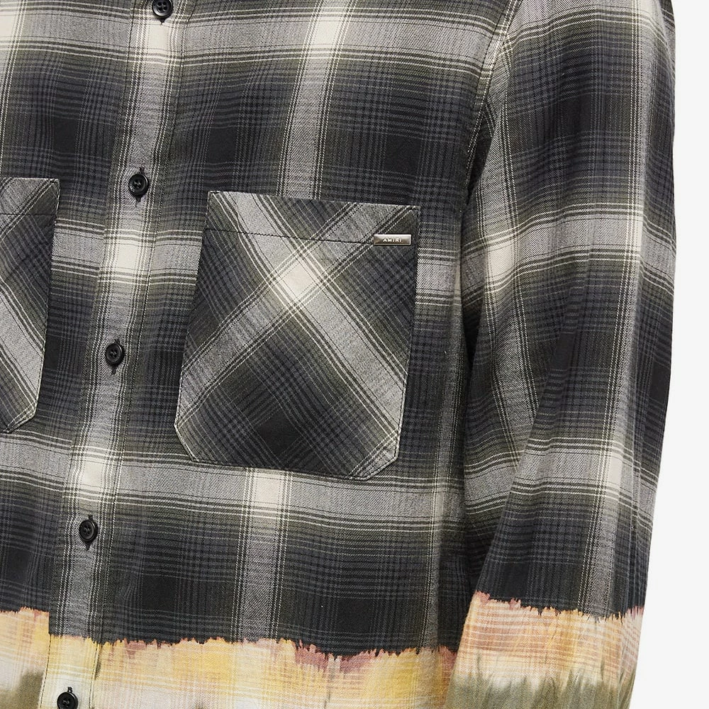 AMIRI Bleach Bandana Plaid Shirt 5 AMIRI Bleach Bandana Plaid Shirt - Image 5