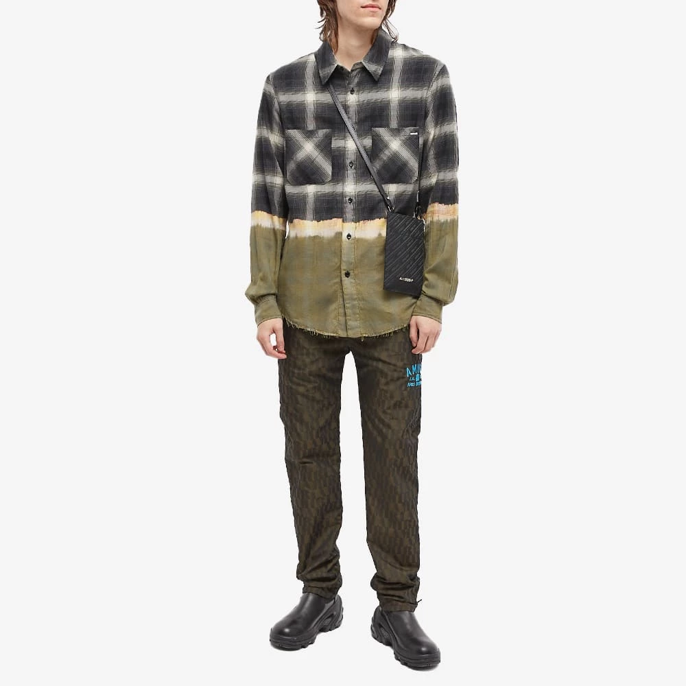 AMIRI Bleach Bandana Plaid Shirt 4 AMIRI Bleach Bandana Plaid Shirt - Image 4