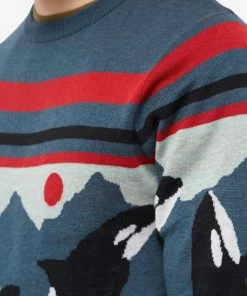 KAVU Highline Jacquard Crew Knit -Outlet Sweaters Store 14 11 2022 AJ 5134 1156 10 1