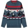 KAVU Highline Jacquard Crew Knit