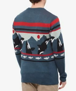KAVU Highline Jacquard Crew Knit -Outlet Sweaters Store 14 11 2022 AJ 5134 1156 8 1