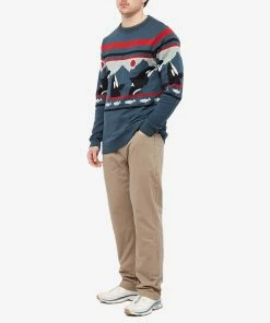 KAVU Highline Jacquard Crew Knit -Outlet Sweaters Store 14 11 2022 AJ 5134 1156 M9 1