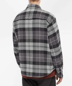 AAPE By A Bathing Ape AAPE Checked Flannel Shirt -Outlet Sweaters Store 14 12 2021 GH AAPSTM8388XXHGYA 8 1