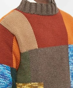 YMC Blut Patchwork Knit 9 YMC Blut Patchwork Knit -Outlet Sweaters Store 14 12 2022 NS P8TAO 90 10 1