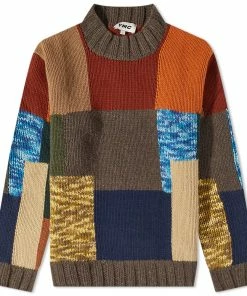 YMC Blut Patchwork Knit