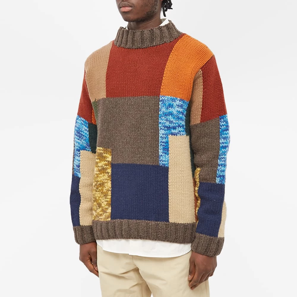 YMC Blut Patchwork Knit 2 YMC Blut Patchwork Knit - Image 2