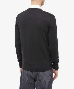 Maison Kitsune Maison Kitsuné Tricolor Fox Patch Classic Knit -Outlet Sweaters Store 14 12 2022 mb fu00502kt1036 p199 8