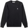 Maison Kitsune Baby Fox Patch Cosy Crew Knit
