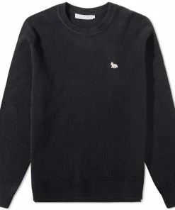 Maison Kitsune Baby Fox Patch Cosy Crew Knit