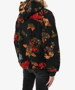 Marcelo Burlon Floral Fleece Hooded Jacket -Outlet Sweaters Store 15 08 2022 JD CMEA183F22FAB0011016 8 1