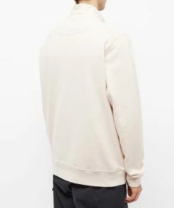 Stone Island Brushed Cotton Fleece Half Zip Sweat -Outlet Sweaters Store 15 11 2022 LL 771561920 V0080 3 1