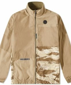AAPE By A Bathing Ape AAPE Reversible Camo Panel Polar Fleece Jacket